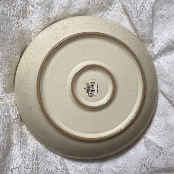 DENBY-LANGLEY Green Individual Pasta Bowl - Celadon Inside, Cream Back Side - Picture 3 of 4